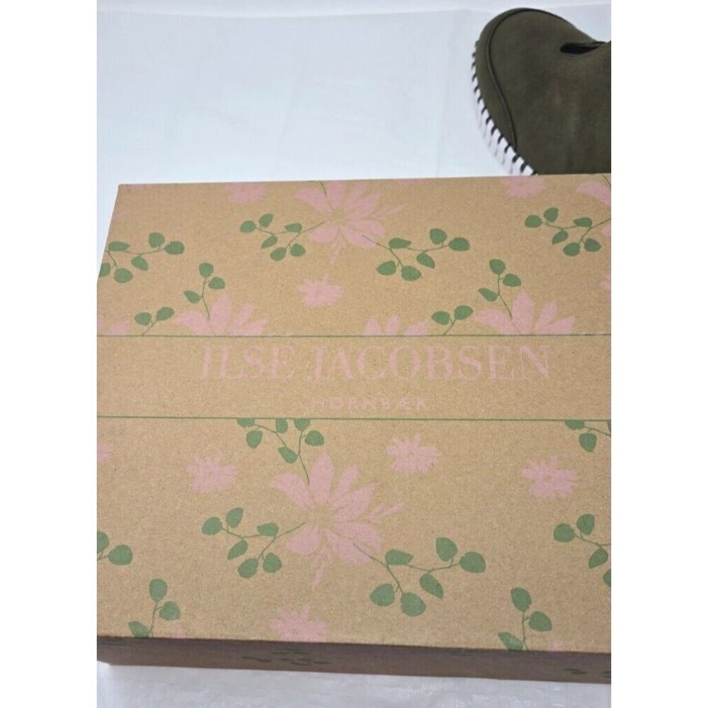 Ilse Jacobsen Tulip Zip Ankle Boots 6071 Deep Olive 40 US 9 - Picture 10 of 10